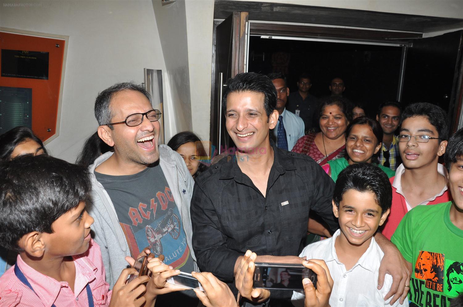 Sharman Joshi, Ritvik Sahore,Rajesh Mapuskar at Ferrari Ki Sawaari Kids Spl Screening in Mumbai on 24th June 2012