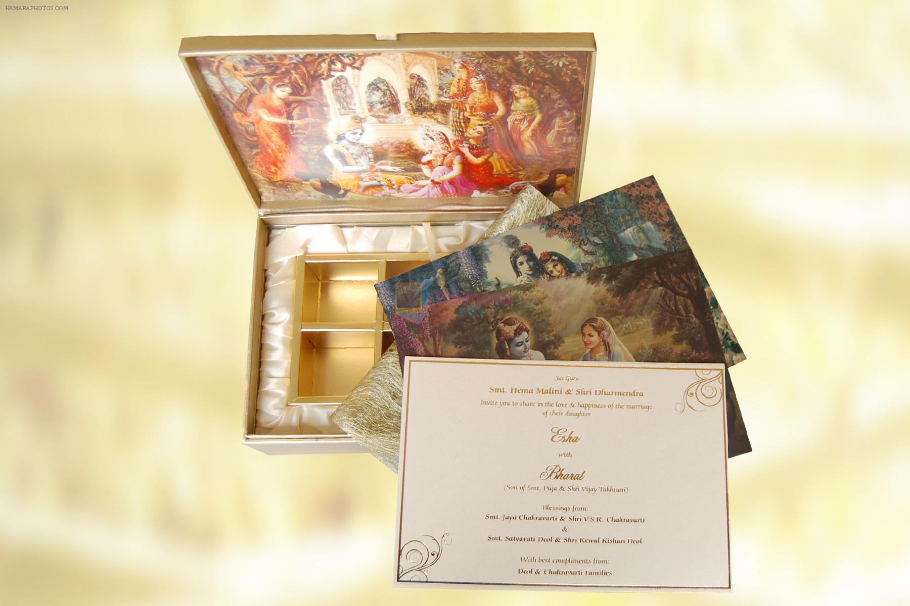 Esha Deol- Bharat_'s Wedding Card