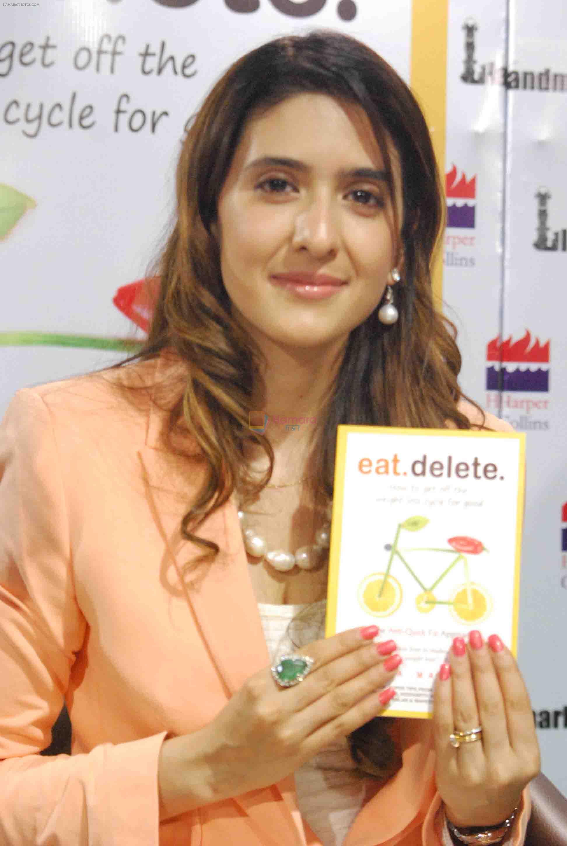 unveils pooja makhija's book Eat Delete in Delhi on 26th June 2012