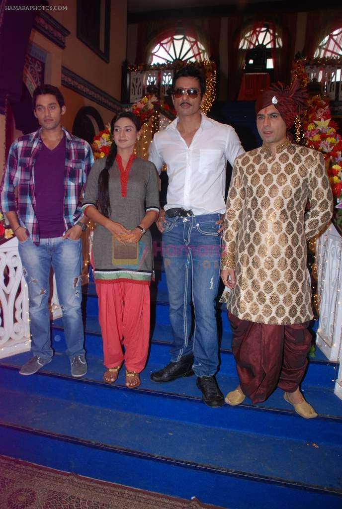 Sonu Sood, Rati Pandey,Sumit Vats on the sets of Hitler Didi in Filmcity, Mumbai on 28th June 2012