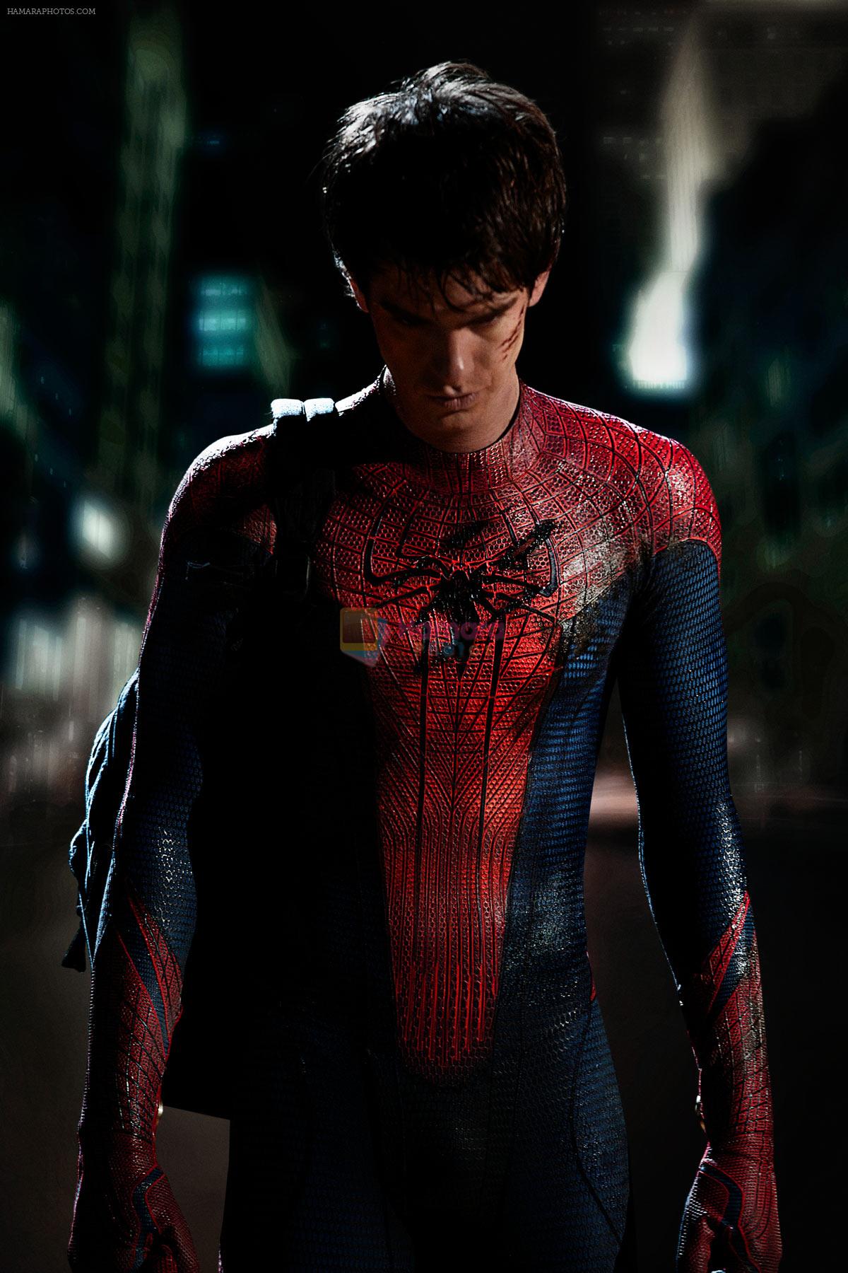 Andrew Garfield in the still from movie The Amazing Spider-Man