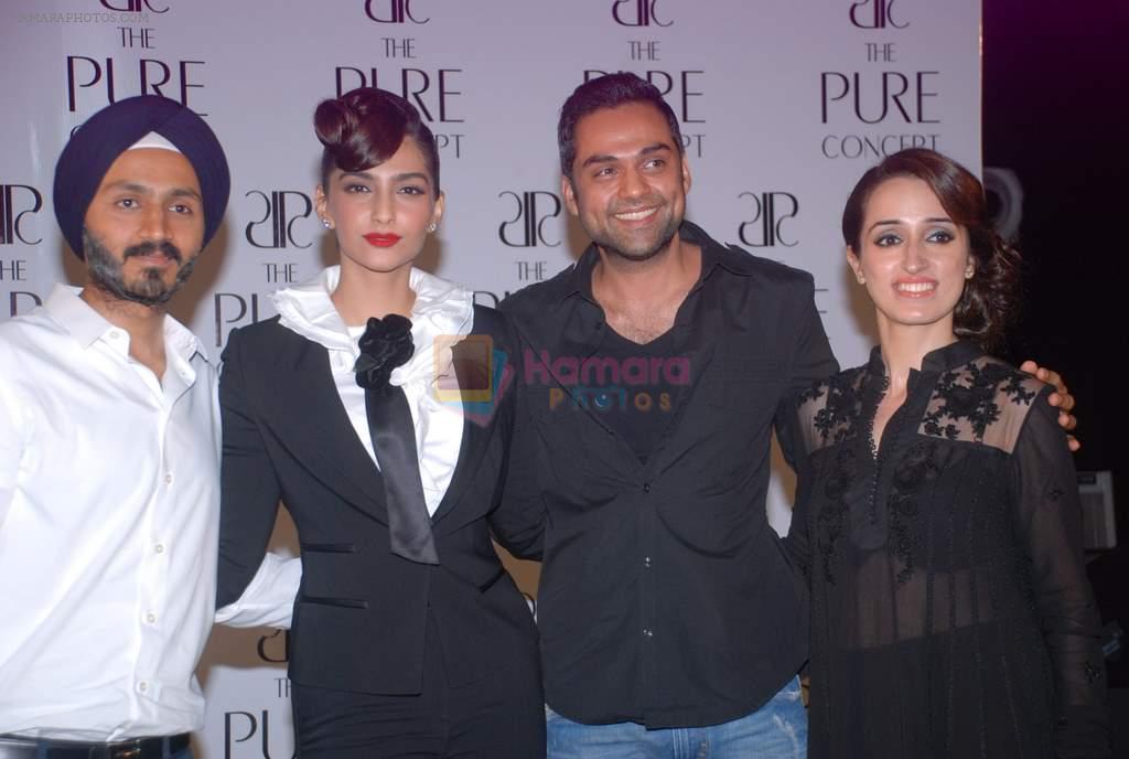 Sonam Kapoor, Abhay Deol at the launch of Pure Concept in Mumbai on 29th June 2012