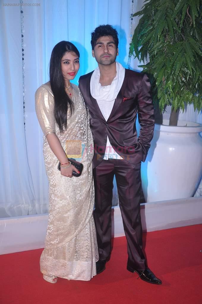 Arya Babbar at Esha Deol's wedding reception in five-star hotel,Mumbai on 30th June 2012