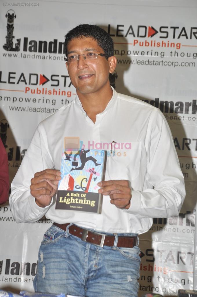 Author Satyen Nabar at the book launch of A Bolt of Lightning by Satyen Nabar in Mumbai on 3rd July 2012