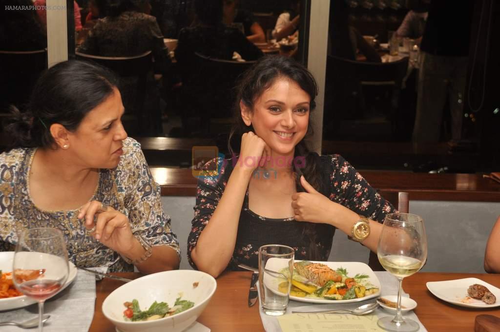 Aditi Rao Hydari at Apicius dinner hosted by Atirek Garg in Andheri, Mumbai on 4th July 2012