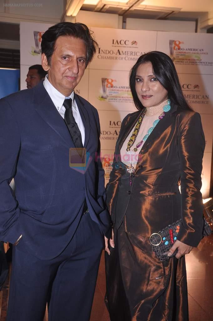 Aarti Surendranath, Kailash Surendranath at Indo American Corporate Excellence Awards in Trident, Mumbai on 4th July 2012