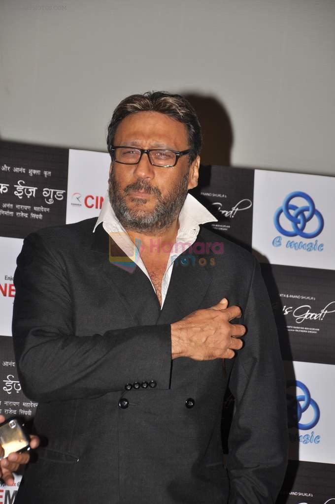Jackie Shroff at Life is Good first look in Cinemax, Mumbai on 5th July 2012