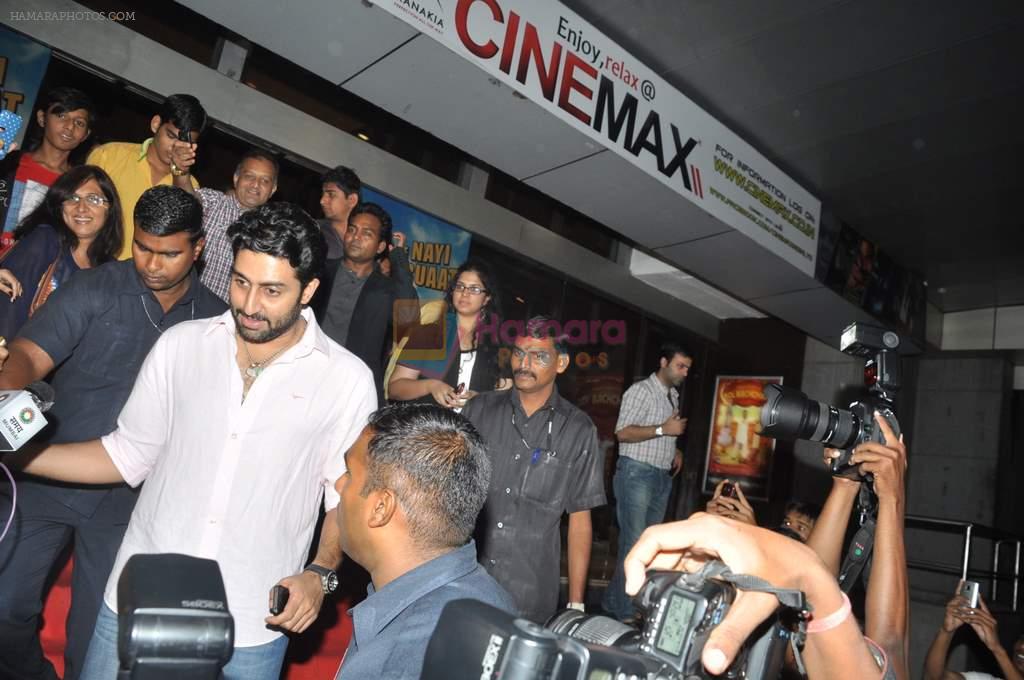Abhishek Bachchan at the special screening of Bol Bachchan in Cinemax, Mumbai on 5th July 2012