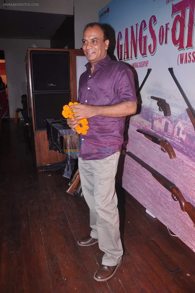 Vipin Sharma at Gangs of Wasseypur success bash in Escobar, Mumbai on 5th July 2012