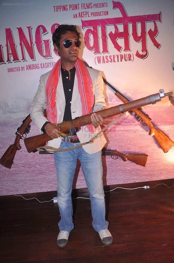 Nawazuddin Siddiqui at Gangs of Wasseypur success bash in Escobar, Mumbai on 5th July 2012