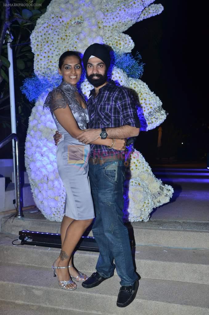 A D Singh at Varun and Michelle's wedding in Banyan Golf Club, Thailand on 9th July 2012