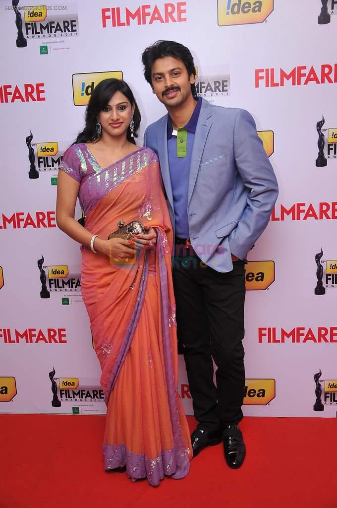 Srikanth at the Red Carpet of _59th !dea Filmfare Awards 2011_