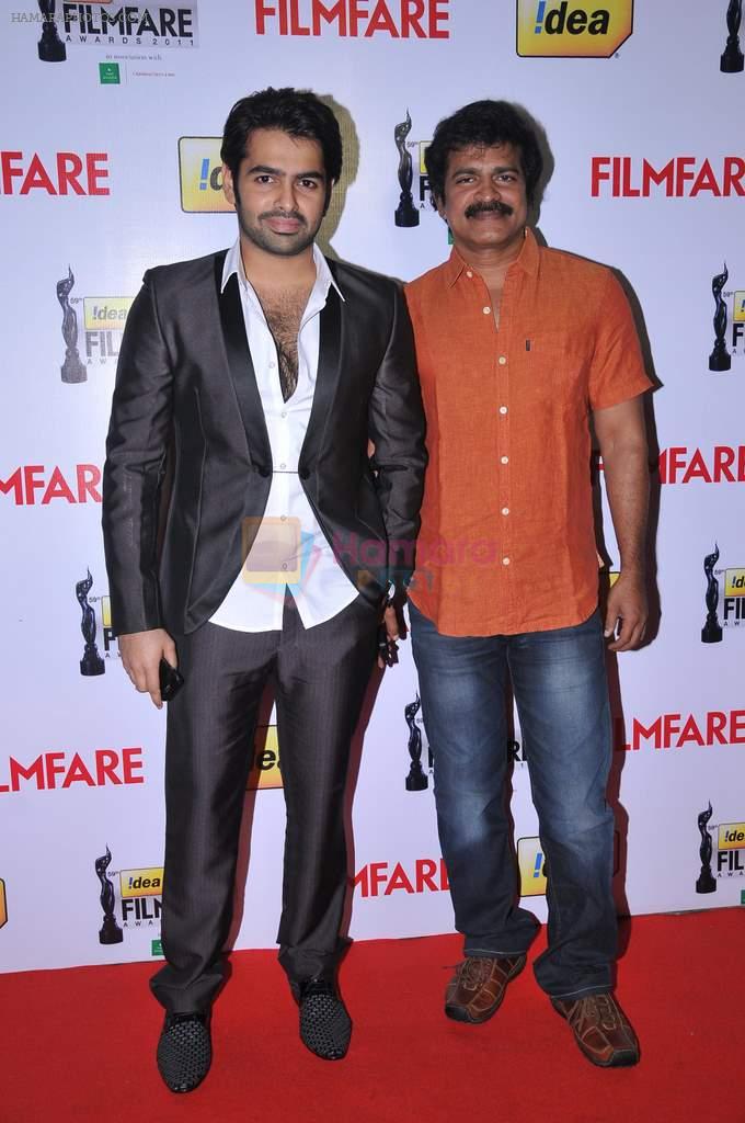 Ram & Brahmaji at the Red Carpet of _59th !dea Filmfare Awards 2011_