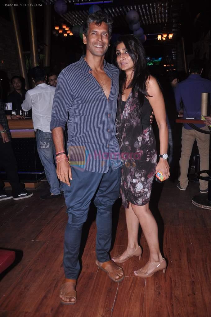 Milind Soman at MTV Rush press meet in Red Ant Cafe, Mumbai on 10th July 2012