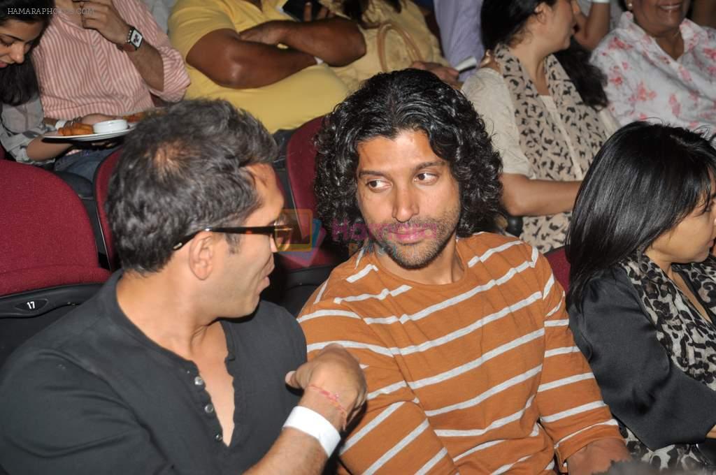 Farhan Akhtar at Ash Chandler's play premiere in Comedy Store, Mumbai on 11th July 2012