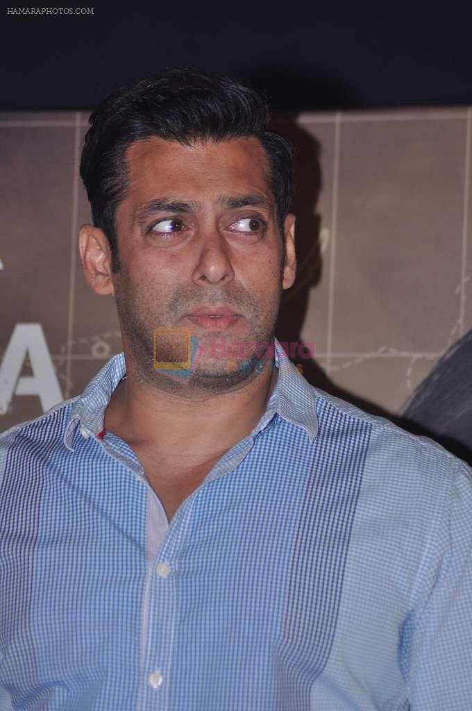 Salman Khan at Ek Tha Tiger song first look in Mumbai on 12th July 2012