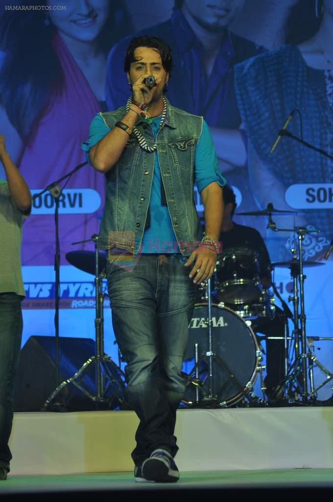 Salim Merchant at Indian Idol concert in Pune on 12th July 2012