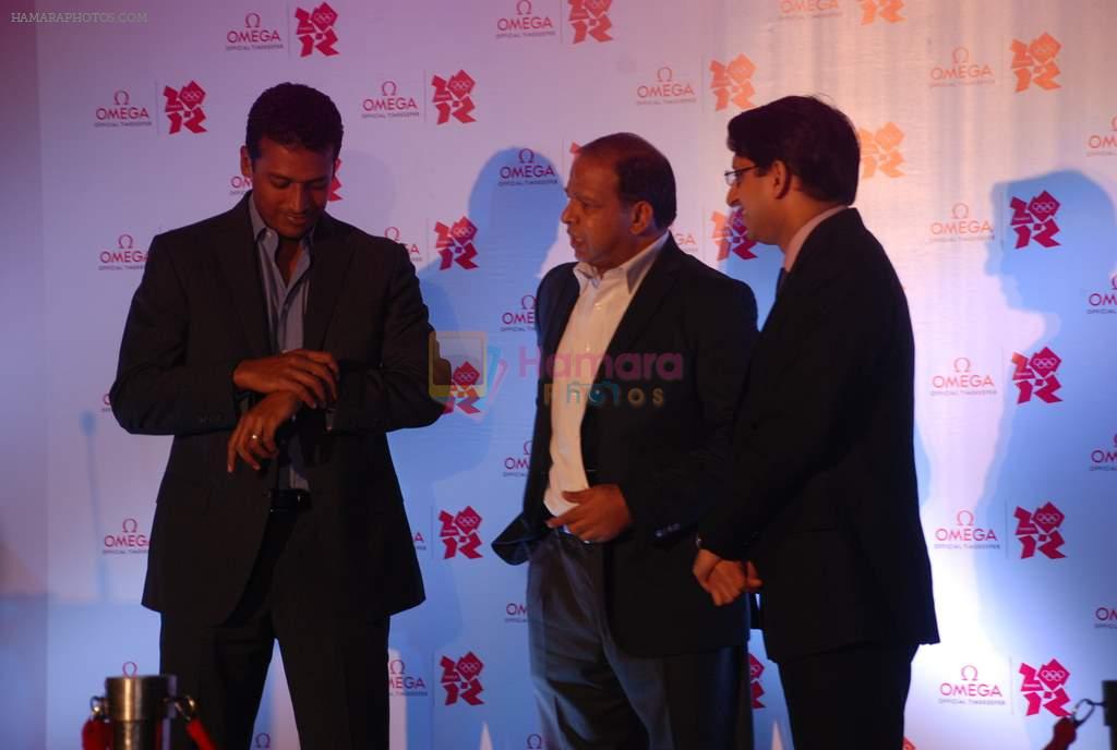 Mahesh Bhupathi at Omega Olympics event in Grand Hyatt, Mumbai on 12th July 2012