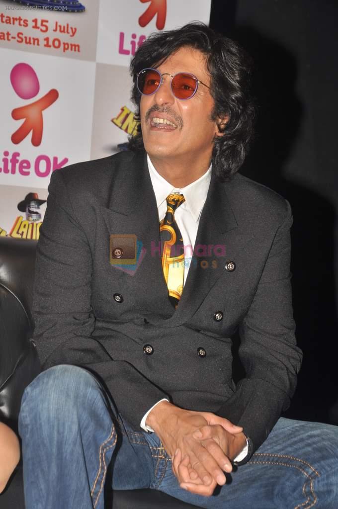 Chunky Pandey at the launch of Life OK's new show laugh India Laugh in Mumbai on 13th July 2012