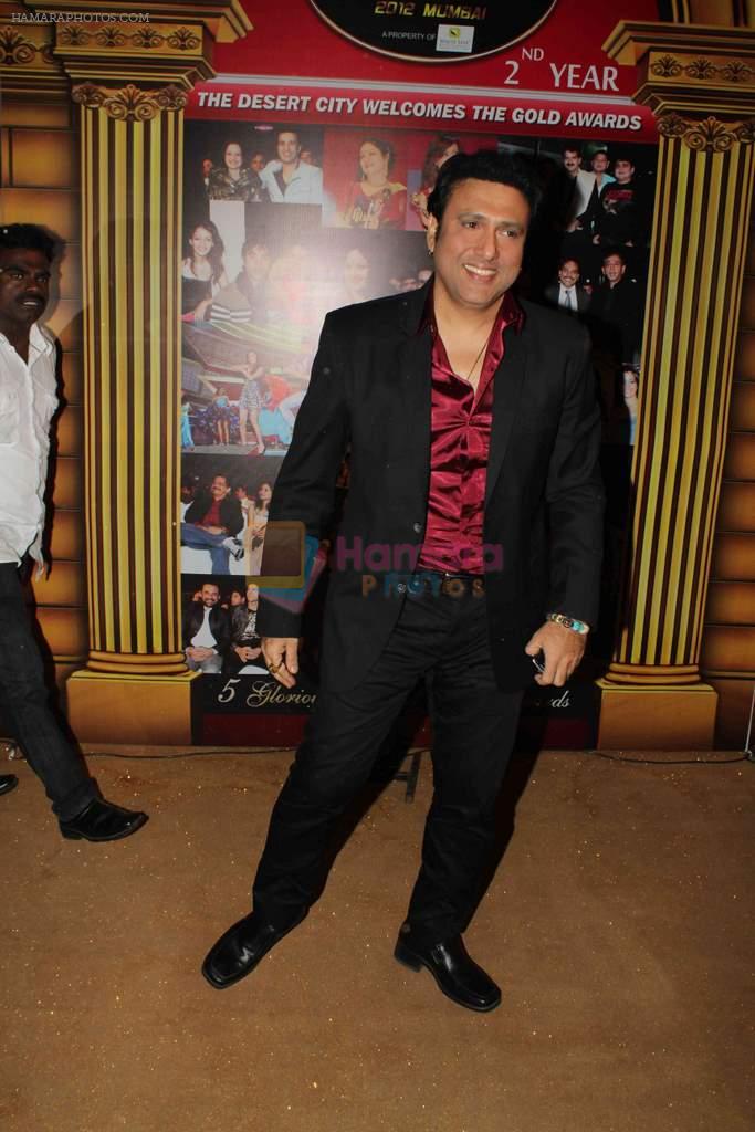 Govinda at the 5th Boroplus Gold Awards in Filmcity, Mumbai on 14th July 2012