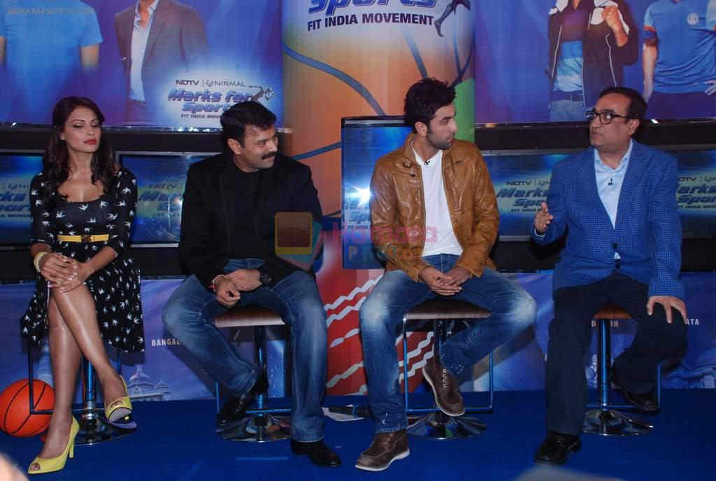 Bipasha Basu, Ranbir Kapoor at NDTV Marks for Sports event in Mumbai on 13th July 2012