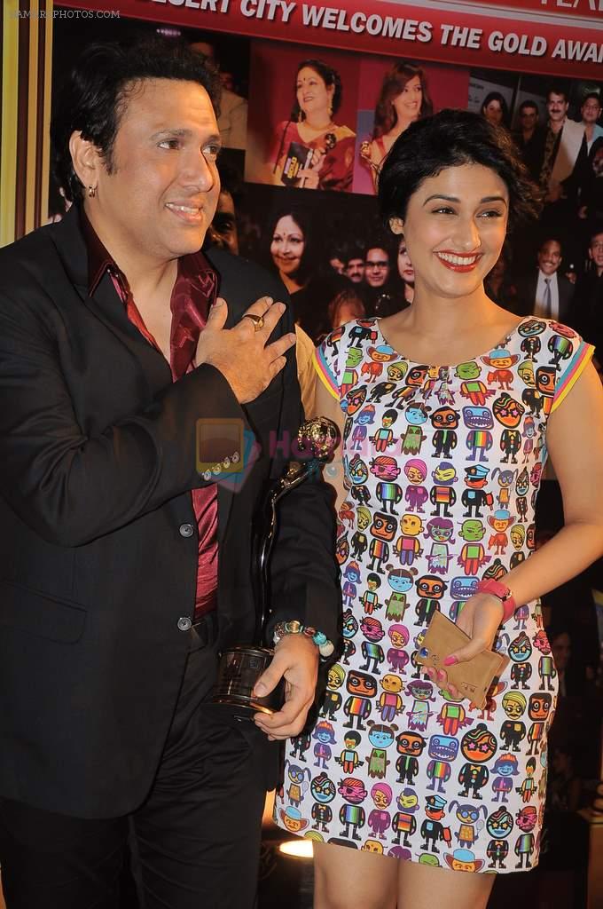 Govinda, Ragini Khanna at the 5th Boroplus Gold Awards in Filmcity, Mumbai on 14th July 2012