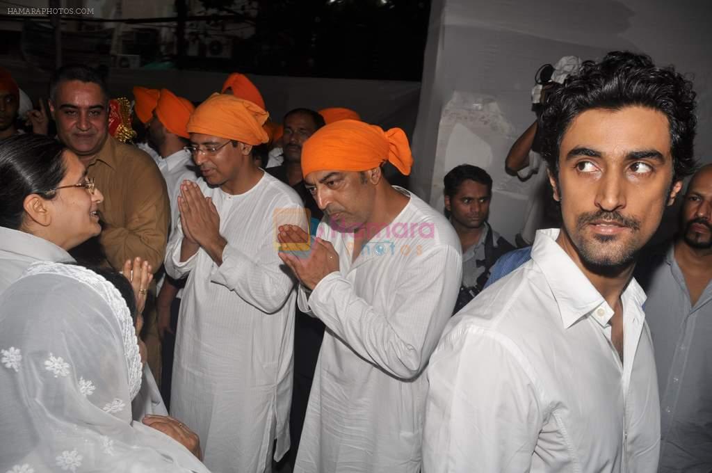 Kunal Kapoor at Dara Singh's prayer meet in Andheri, Mumbai on 15th July 2012