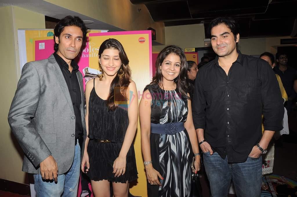 Vickrant Mahajan, Kainaz Motivala, Ronicka Kandhari, Arbaaz Khan at Chalo Driver film premiere in PVR, Mumbai on 16th July 2012