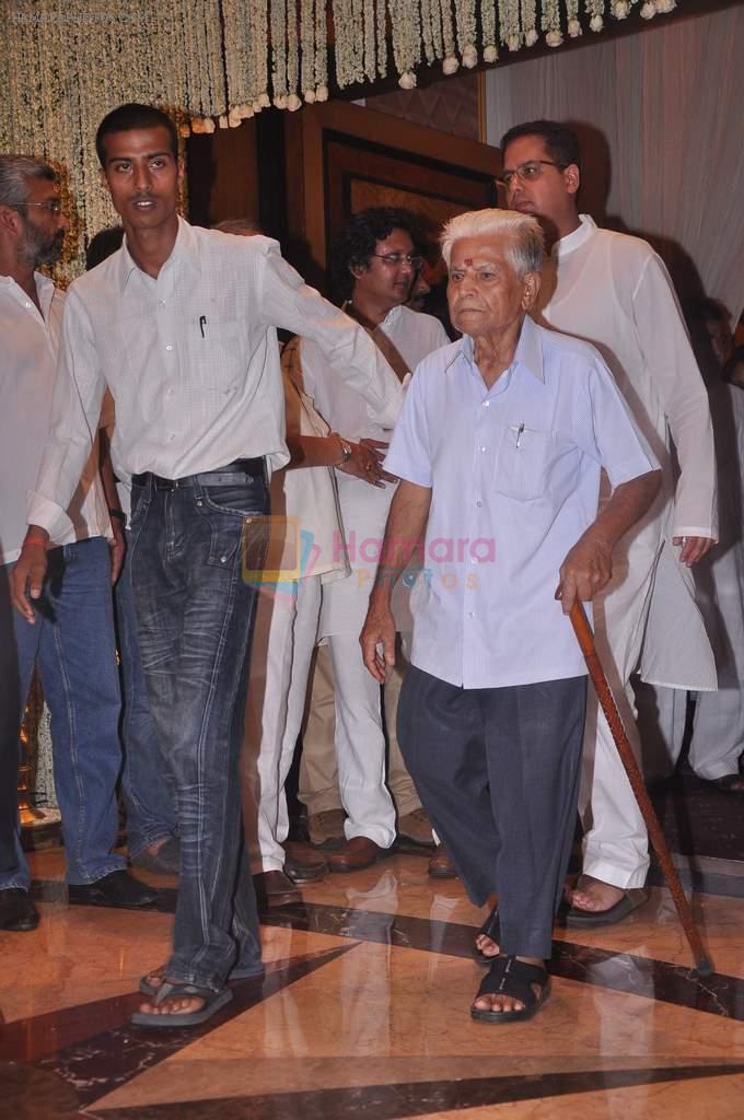 at Rajesh Khanna chautha in Mumbai on 21st July 2012