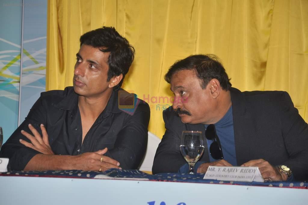 Sonu Sood supports Country Club in Andheri, Mumbai on 21st July 2012