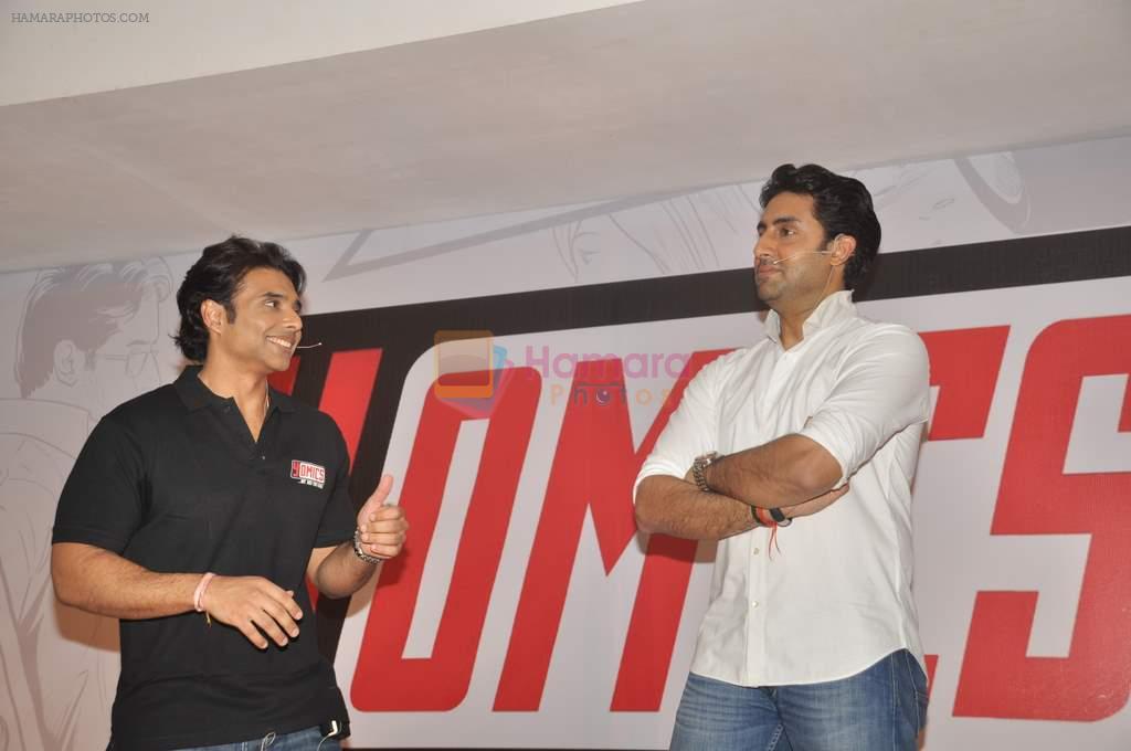 Abhishek Bachchan, Uday Chopra launches yomics in Yashraj on 24th July 2012