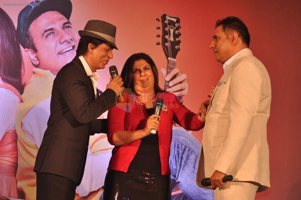Farah Khan, Boman Irani, Shahrukh Khan at Shirin Farhad ki nikal padi promotions in Taj Land's End on 24th July 2012