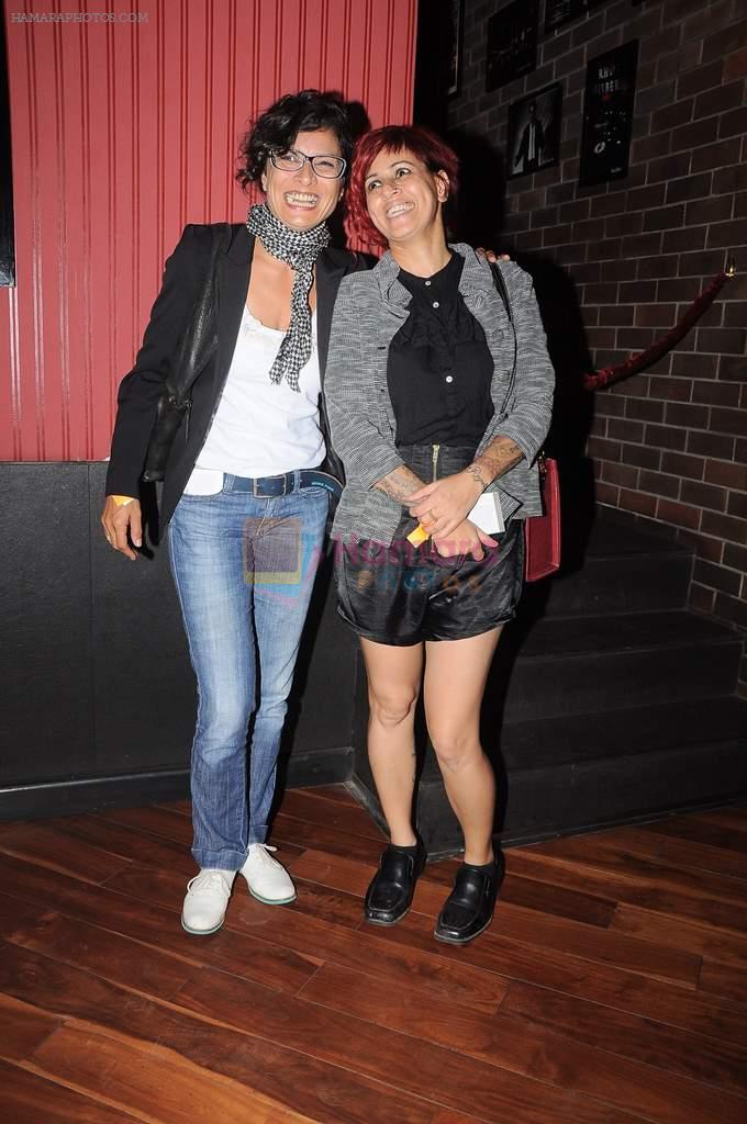 Adhuna Akhtar at Ash Chandler's show in Comedy Store on 24th July 2012