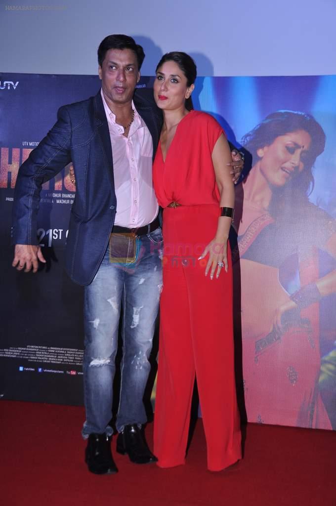 Kareena Kapoor, Madhur Bhandarkar at Heroine Film First look in Cinemax, Mumbai on 25th July 2012