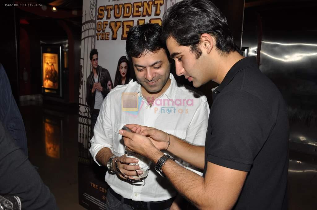 Tarun Mansukhani at Student of the Year first look in PVR on 2nd Aug 2012