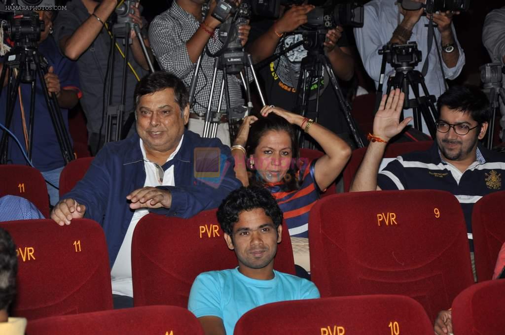 David Dhawan at Student of the Year first look in PVR on 2nd Aug 2012