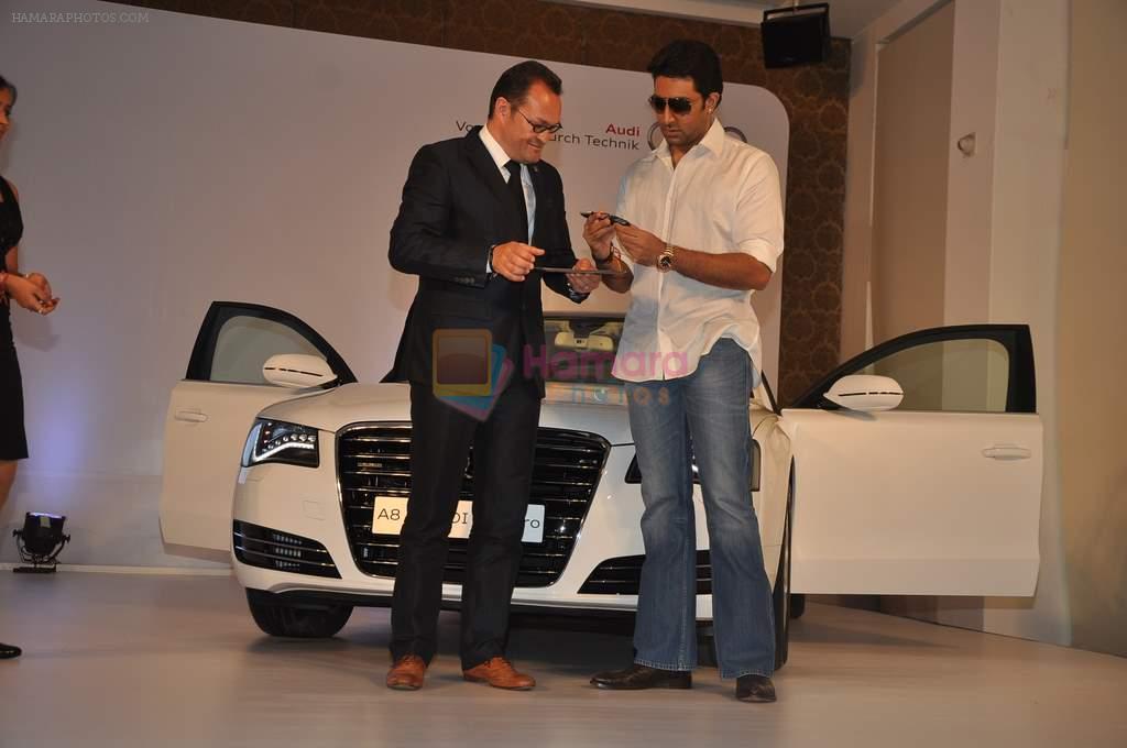 Abhishek Bachchan at Audi A8 launch in Mumbai on 3rd Aug 2012