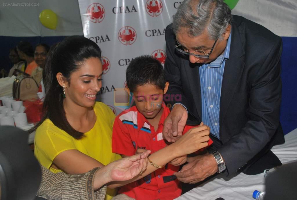 Mallika Sherawat meets CPAA patients in Mumbai on 4th Aug 2012