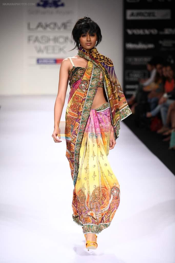 Model walk the ramp for Aartivijay Gupta,Nikhil Thampi,Sidharta Aryan,Yogesh Chaudhary show at Lakme Fashion Week Day 2 on 4th Aug 2012 (1