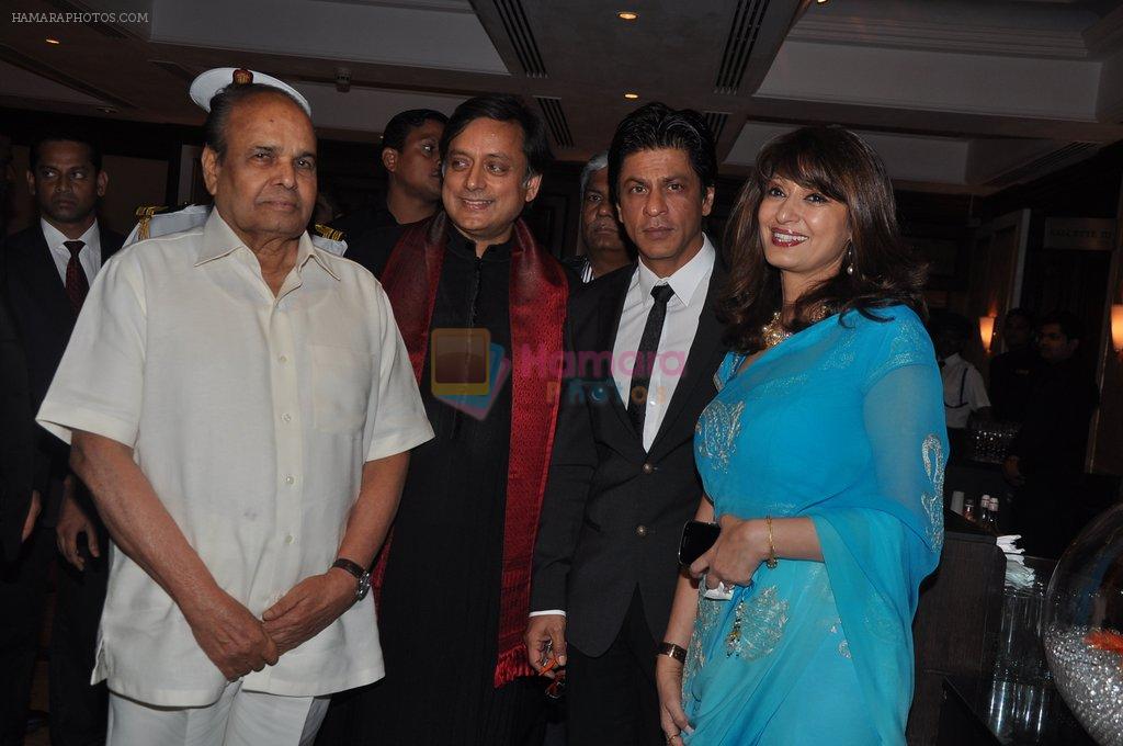 Shahrukh Khan at the launch of Shashi Tharoor book Pax Indica in Taj Land's Land,Mumbai on 4th Aug 2012