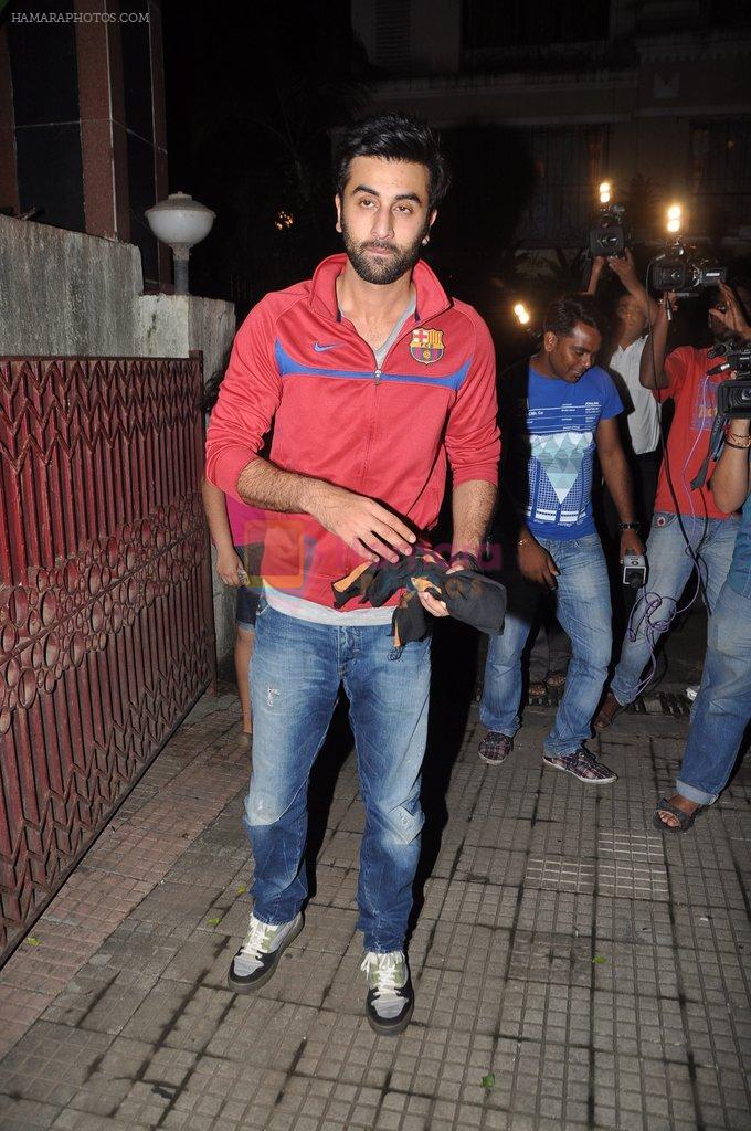 Ranbir Kapoor watch Gangs of Wasseypur 2 in Ketnav, Mumbai on 4th Aug 2012
