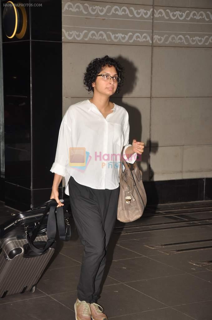 Kiran Rao snapped with baby Azad on 5th Aug 2012