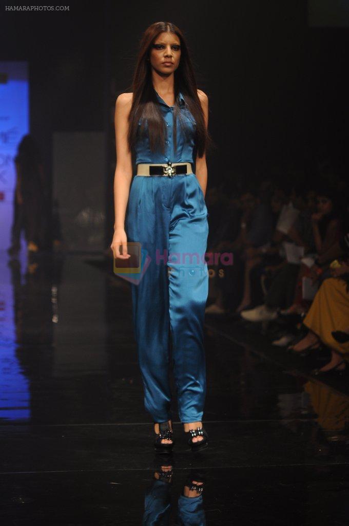 Model walk the ramp for Swapnil Shinde show at Lakme Fashion Week Day 4 on 6th Aug 2012