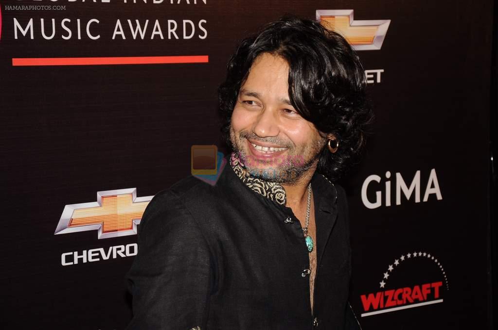 Kailash Kher at Global Indian Music Awards Red Carpet in J W Marriott,Mumbai on 8th Aug 2012