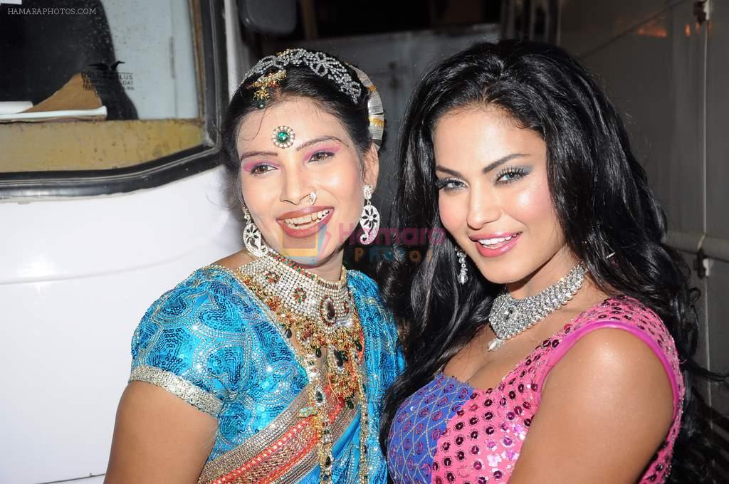 Veena Malik at Dahi Handi events in Mumbai on 10th Aug 2012