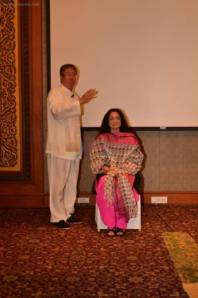 at the dinner and soul healing session hosted by Master Sha  in Mumbai on 9th Aug 2012