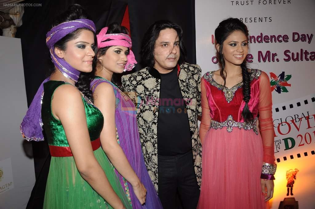 Rahul Roy walks for Manali Jagtap Show at Global Magazine- Sultan Ahmed tribute fashion show on 15th Aug 2012