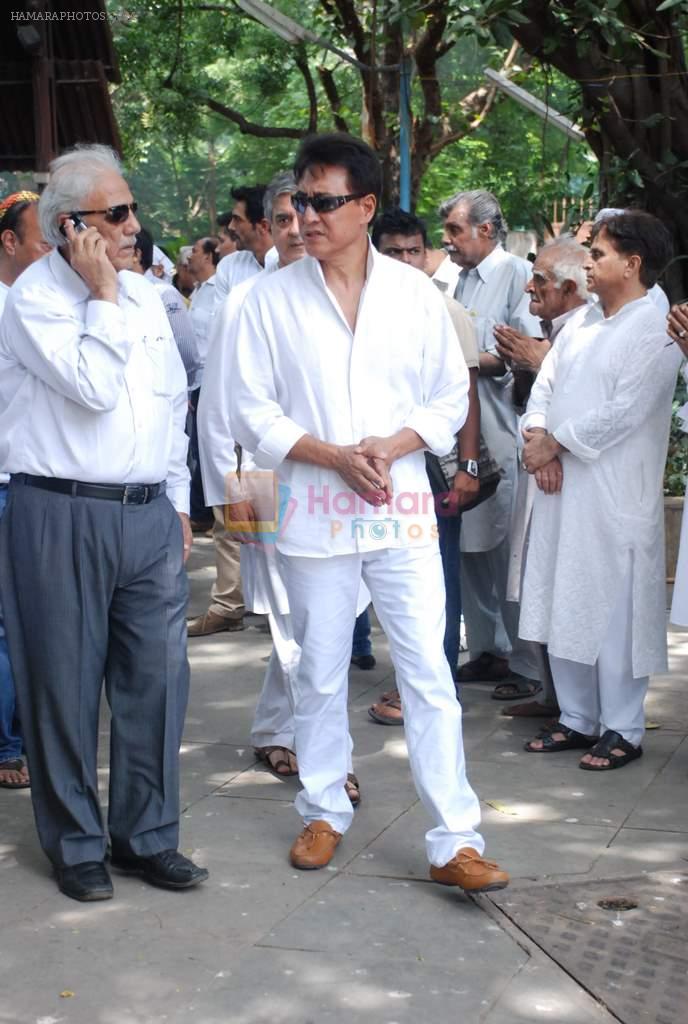 Danny Denzongpa at Ashok Mehta's funeral in Mumbai on 17th Aug 2012