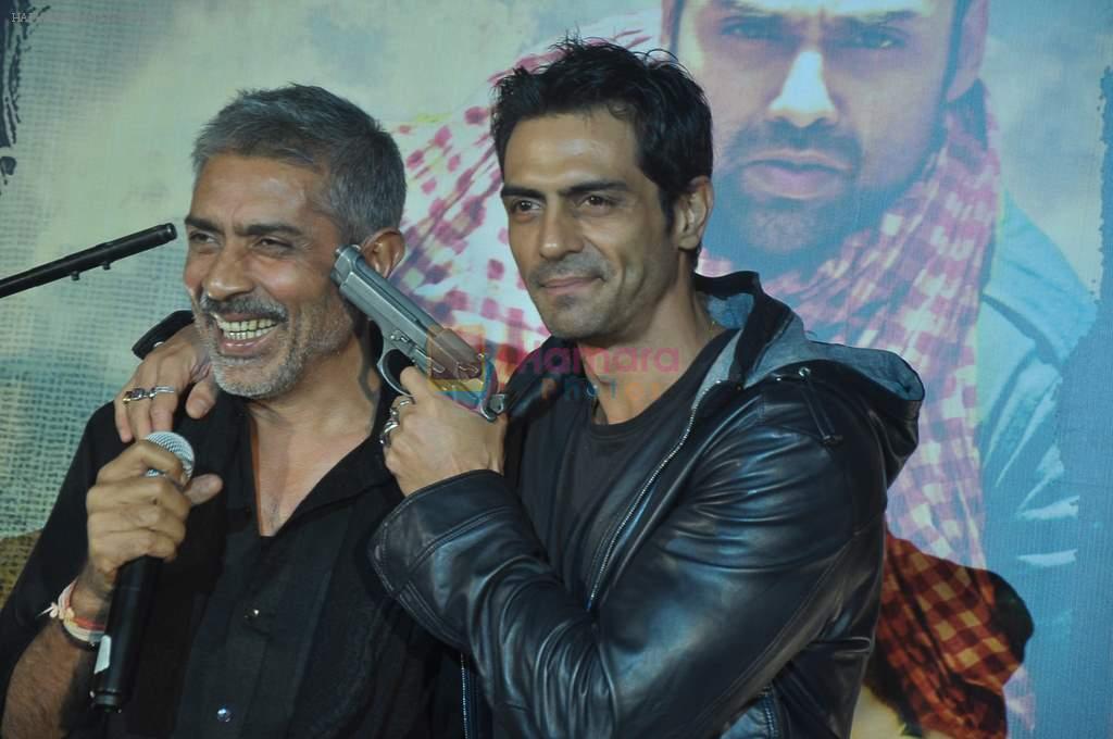 Prakash Jha, Arjun Rampal at the First look launch of Chakravyuh in Cinemax on 17th Aug 2012