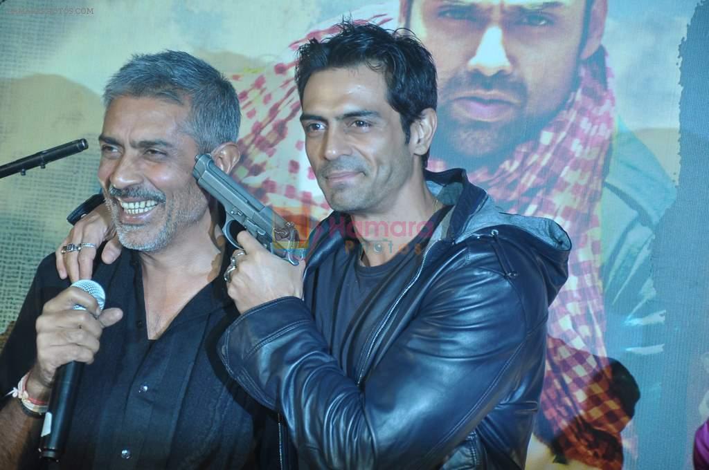 Prakash Jha, Arjun Rampal at the First look launch of Chakravyuh in Cinemax on 17th Aug 2012